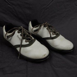 Footjoy Golf Shoes Mens 9.5 White Spiked Sneakers Outdoor Summer Classic